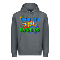 Rock grandma of a warrior Premium Hoodie - Zillion Design Studio