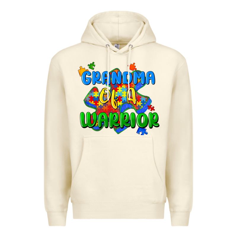 Grandma Of A Warrior Premium Hoodie by Zillion Design Studio | Teevron