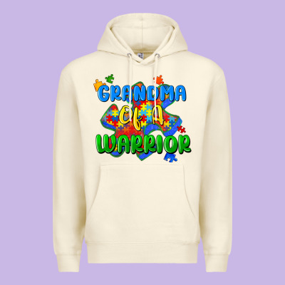 Grandma Of A Warrior Premium Hoodie Designed By Zillion Design Studio