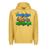 Antique Gold grandma of a warrior Premium Hoodie - Zillion Design Studio
