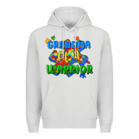 Dove Grey grandma of a warrior Premium Hoodie - Zillion Design Studio