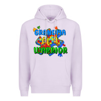 Lilac grandma of a warrior Premium Hoodie - Zillion Design Studio