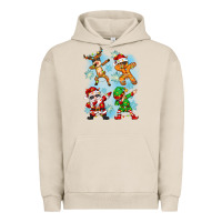 Pigment French Oak dabbing christmas Urban Hoodie - Zillion Design Studio