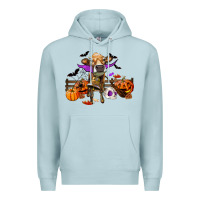 Blue Mist Heifer cow halloween Premium Hoodie - RanaPortraitStore