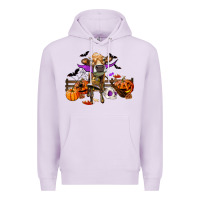 Lilac Heifer cow halloween Premium Hoodie - RanaPortraitStore