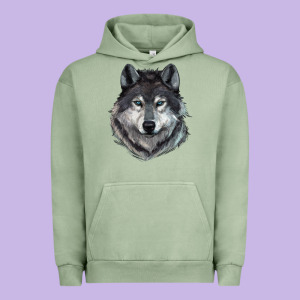 Wolf Urban Hoodie Designed By Ranaportraitstore