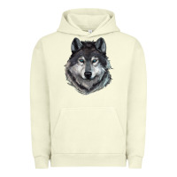 Pigment Pistachio Wolf Urban Hoodie - RanaPortraitStore