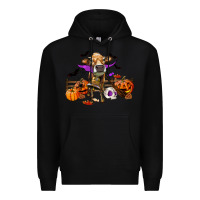 Black Heifer cow halloween Premium Hoodie - RanaPortraitStore