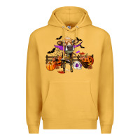 Mustard Heifer cow halloween Premium Hoodie - RanaPortraitStore
