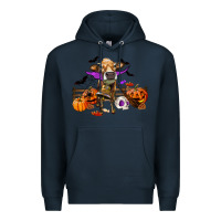 Navy Heifer cow halloween Premium Hoodie - RanaPortraitStore