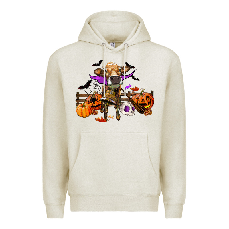 Heifer Cow Halloween Premium Hoodie by RanaPortraitStore | Teevron