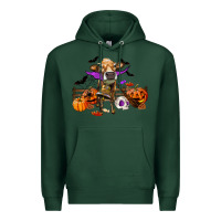 Sports Green Heifer cow halloween Premium Hoodie - RanaPortraitStore