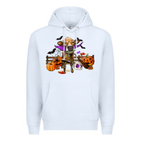 White Heifer cow halloween Premium Hoodie - RanaPortraitStore