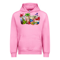 Fuchsia Pink puerto rico coffee cups Urban Hoodie - texasbilliewilder