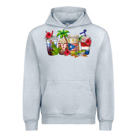Heather Grey puerto rico coffee cups Urban Hoodie - texasbilliewilder