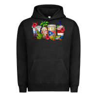 Pigment Black puerto rico coffee cups Urban Hoodie - texasbilliewilder