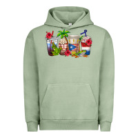 Pigment Oil Green puerto rico coffee cups Urban Hoodie - texasbilliewilder