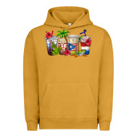 Pigment Peanut Butter puerto rico coffee cups Urban Hoodie - texasbilliewilder