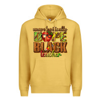 Antique Gold unapologetically dope black teacher juneteenth Premium Hoodie - texasbilliewilder
