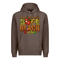 Coffee unapologetically dope black teacher juneteenth Premium Hoodie - texasbilliewilder
