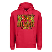 Cardinal unapologetically dope black teacher juneteenth Premium Hoodie - texasbilliewilder