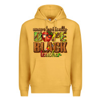 Mustard unapologetically dope black teacher juneteenth Premium Hoodie - texasbilliewilder
