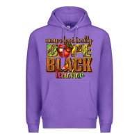Purple unapologetically dope black teacher juneteenth Premium Hoodie - texasbilliewilder