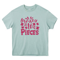 Arona love you to pieces Heavy Core Tee - CowhideDigitalArt
