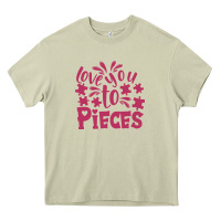 Mossy love you to pieces Heavy Core Tee - CowhideDigitalArt