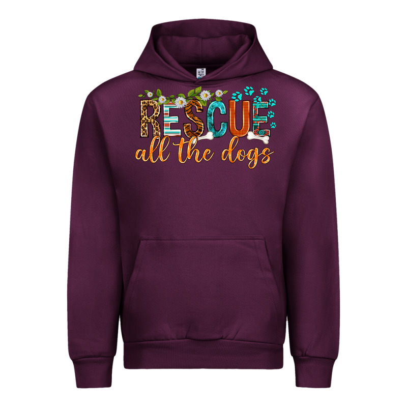 Rescue All The Dogs Urban Hoodie by texasbilliewilder | Teevron