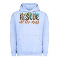 Pigment Grape Ice rescue all the dogs Urban Hoodie - texasbilliewilder