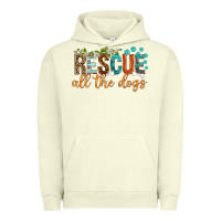 Pigment Pistachio rescue all the dogs Urban Hoodie - texasbilliewilder