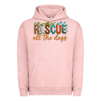 Pigment Salmon rescue all the dogs Urban Hoodie - texasbilliewilder