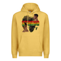 Antique Gold strong with glitter Premium Hoodie - texasbilliewilder
