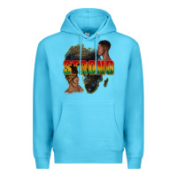 Ocean Blue strong with glitter Premium Hoodie - texasbilliewilder