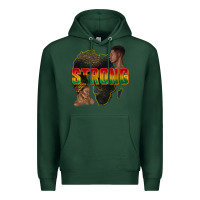 Sports Green strong with glitter Premium Hoodie - texasbilliewilder