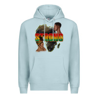 Blue Mist strong with glitter Premium Hoodie - texasbilliewilder