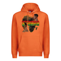 Carrot strong with glitter Premium Hoodie - texasbilliewilder