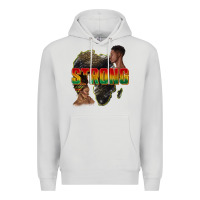 Dove Grey strong with glitter Premium Hoodie - texasbilliewilder