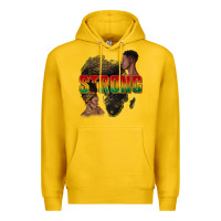 Lemon strong with glitter Premium Hoodie - texasbilliewilder