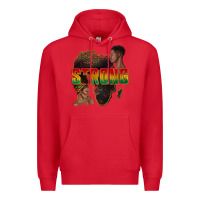 Red strong with glitter Premium Hoodie - texasbilliewilder