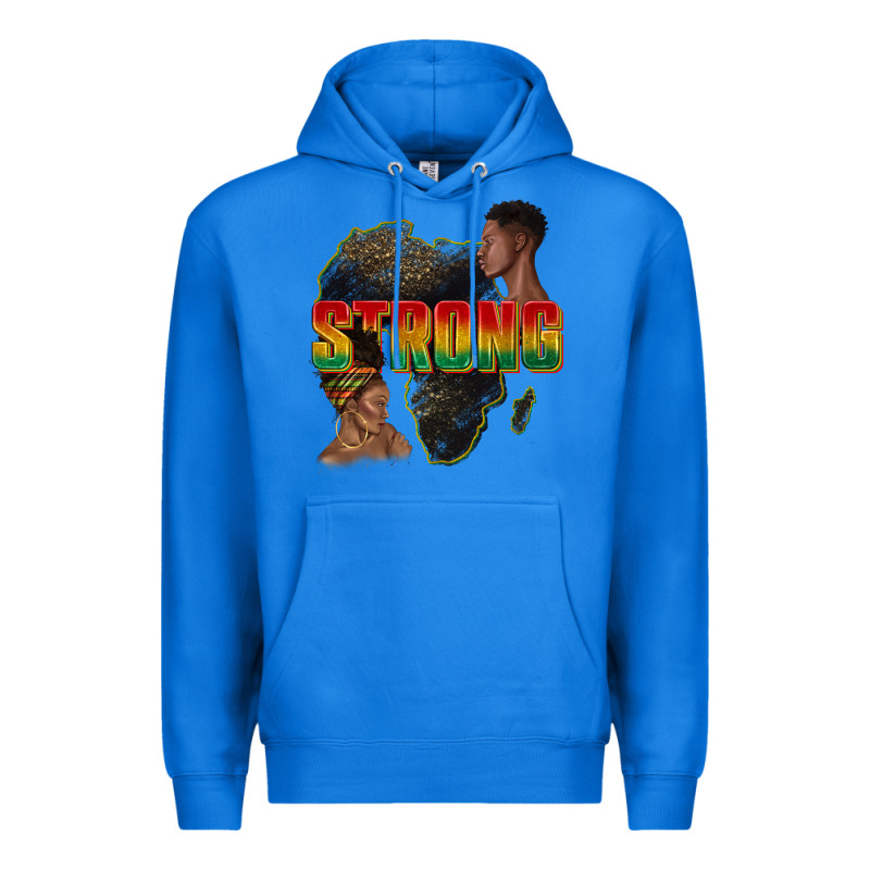 Strong With Glitter Premium Hoodie by texasbilliewilder | Teevron