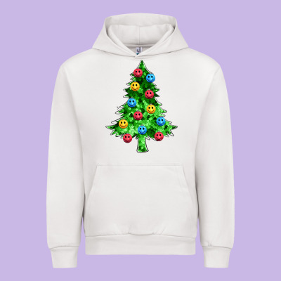 Sequin's Christmas Tree Urban Hoodie Designed By Zillion Design Studio