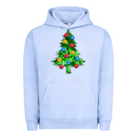 Pigment Grape Ice sequin's christmas tree Urban Hoodie - Zillion Design Studio