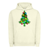 Pigment Pistachio sequin's christmas tree Urban Hoodie - Zillion Design Studio