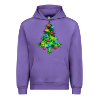 Tulip sequin's christmas tree Urban Hoodie - Zillion Design Studio