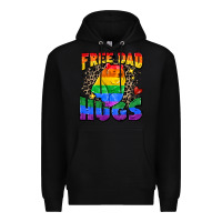 Black free dad hugs Premium Hoodie - Zillion Design Studio