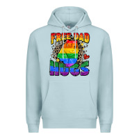 Blue Mist free dad hugs Premium Hoodie - Zillion Design Studio