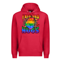 Cardinal free dad hugs Premium Hoodie - Zillion Design Studio
