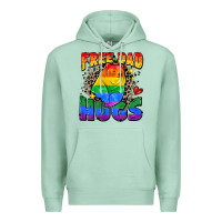 Seafoam free dad hugs Premium Hoodie - Zillion Design Studio
